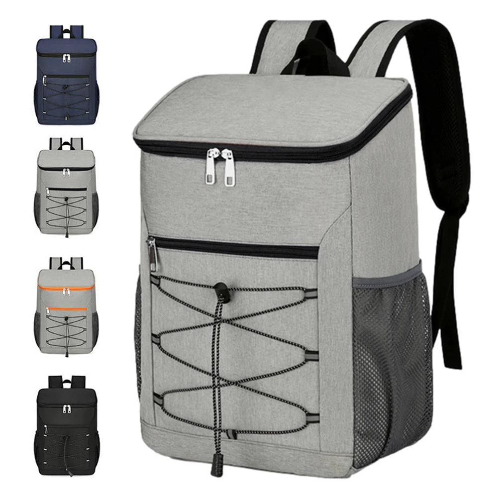 20L Insulated Thermal Backpack with Adjustable Straps for Food and Beverage Storage