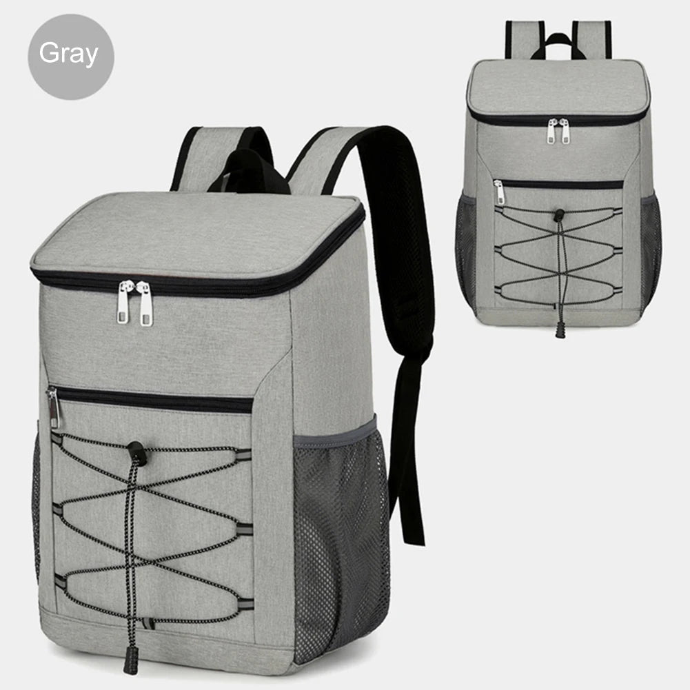 20L Insulated Thermal Backpack with Adjustable Straps for Food and Beverage Storage