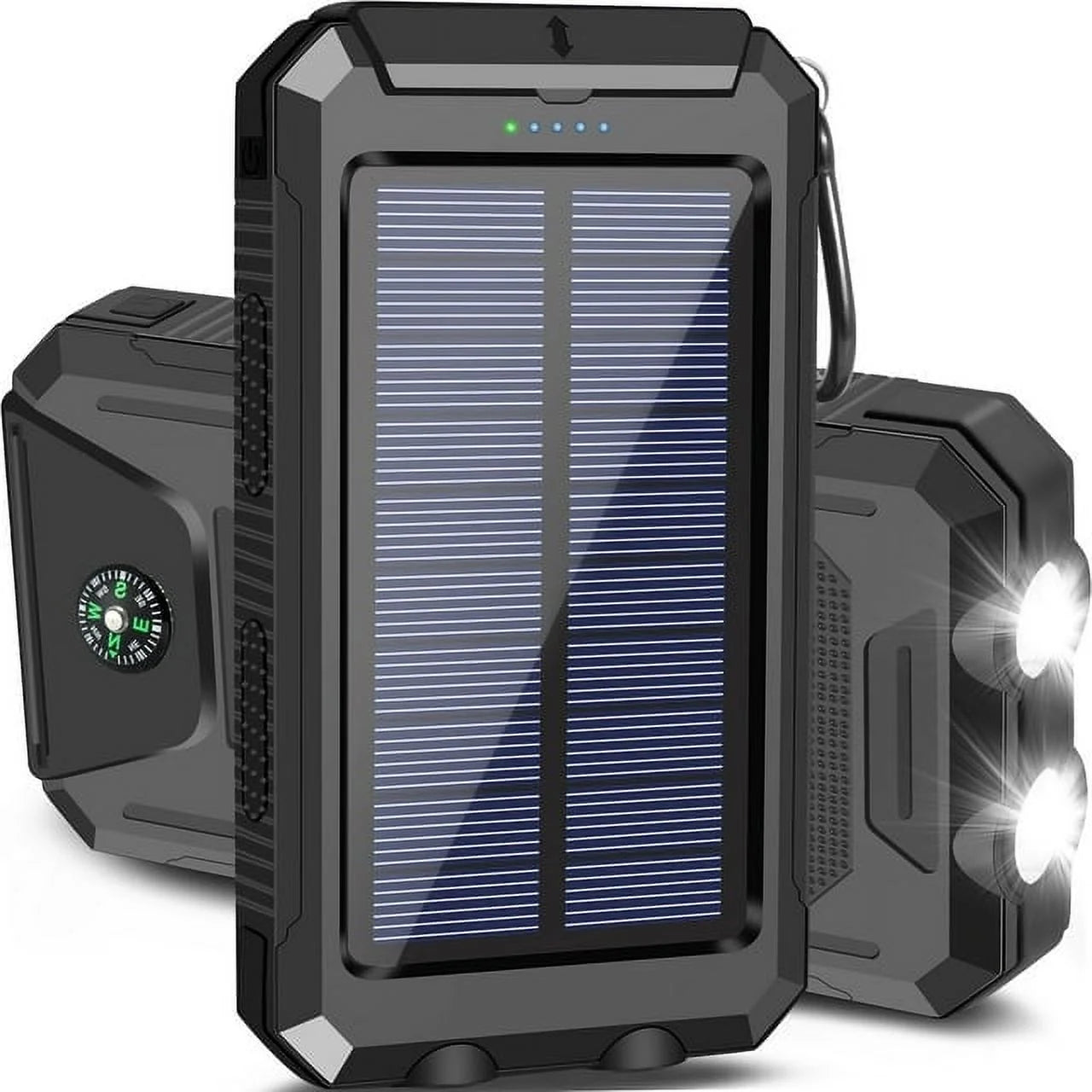 20,000mAh Solar Charger (Black) - Exclusive Availability at -US Store for Genuine Product